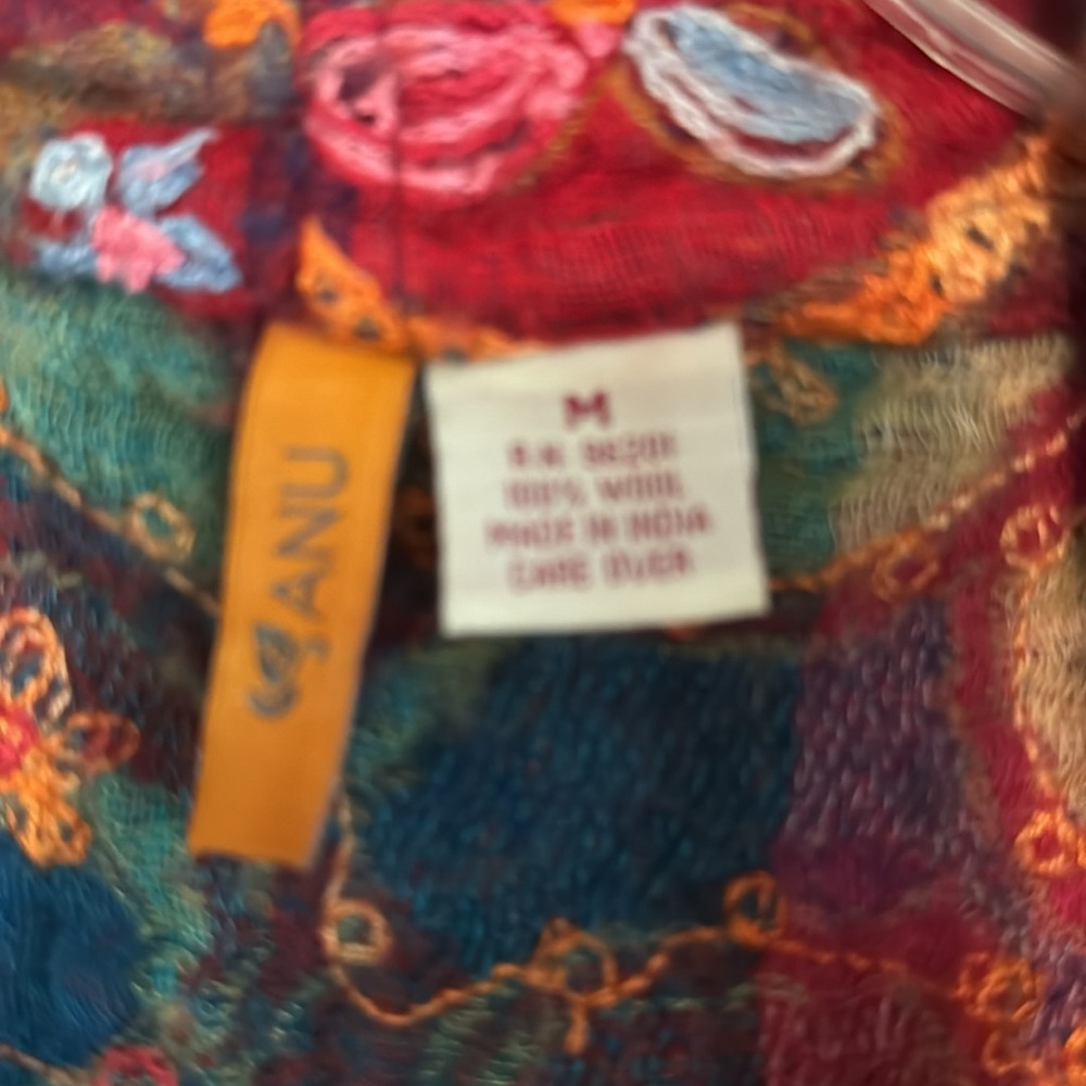 Colorful Women's Cape with Fringe dur2 - Picture 5 of 7